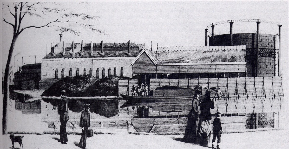 eerste gasfabriek Nederland