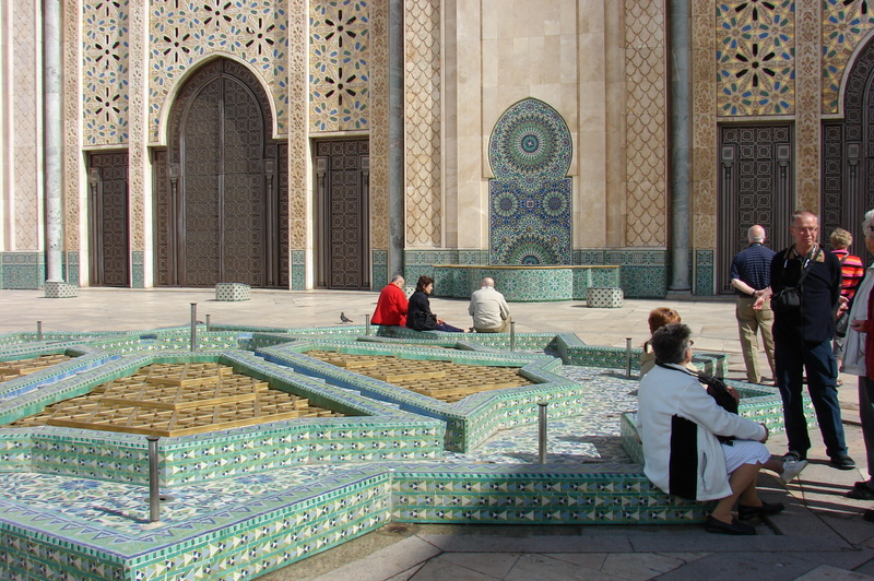 Casablanca Hassan II moskee buitenom