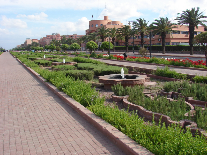 Marokko Marrakech Boulevard Hassan II