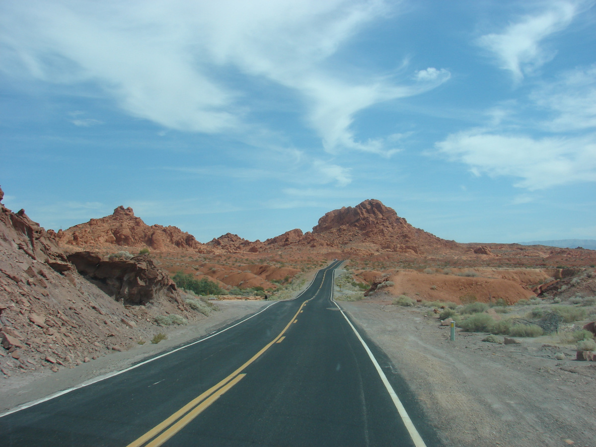 route naar Valley of the Fire