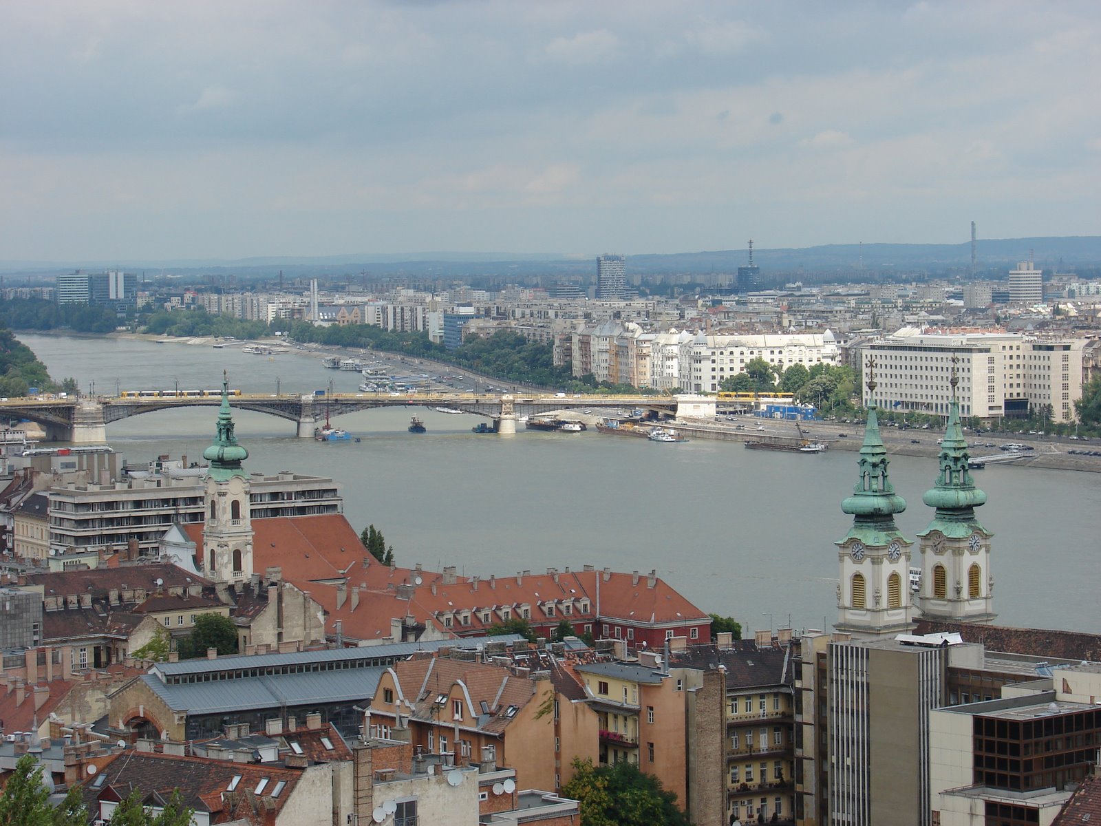 Panorama op de Donau