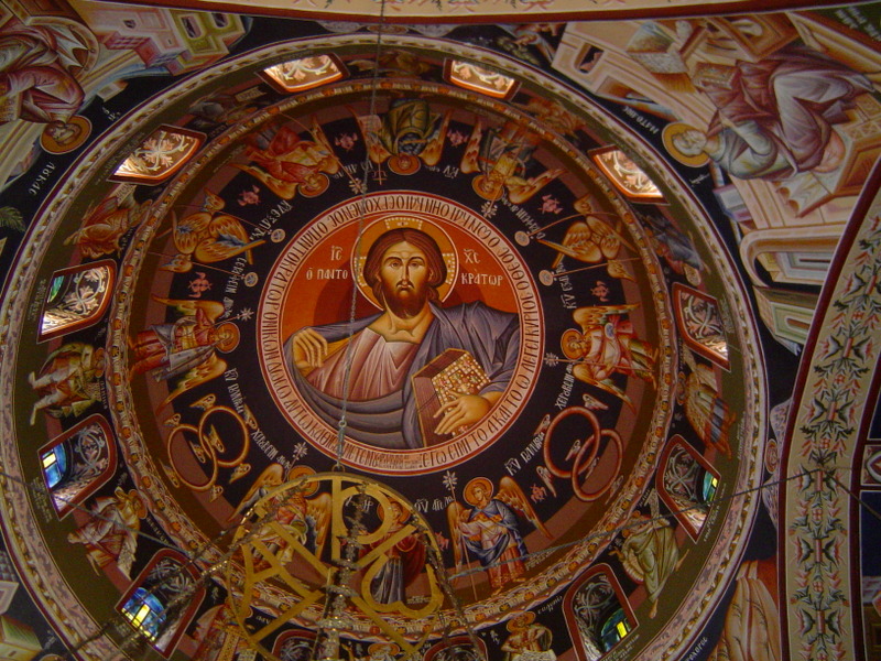 interieur Byzantijnse kerk omg. Rhetymnon 