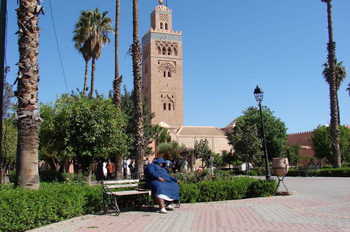 Marokko Marrakwech Koutoubia-moskee