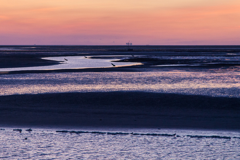 Schiermonnikoog sunset on the Wad